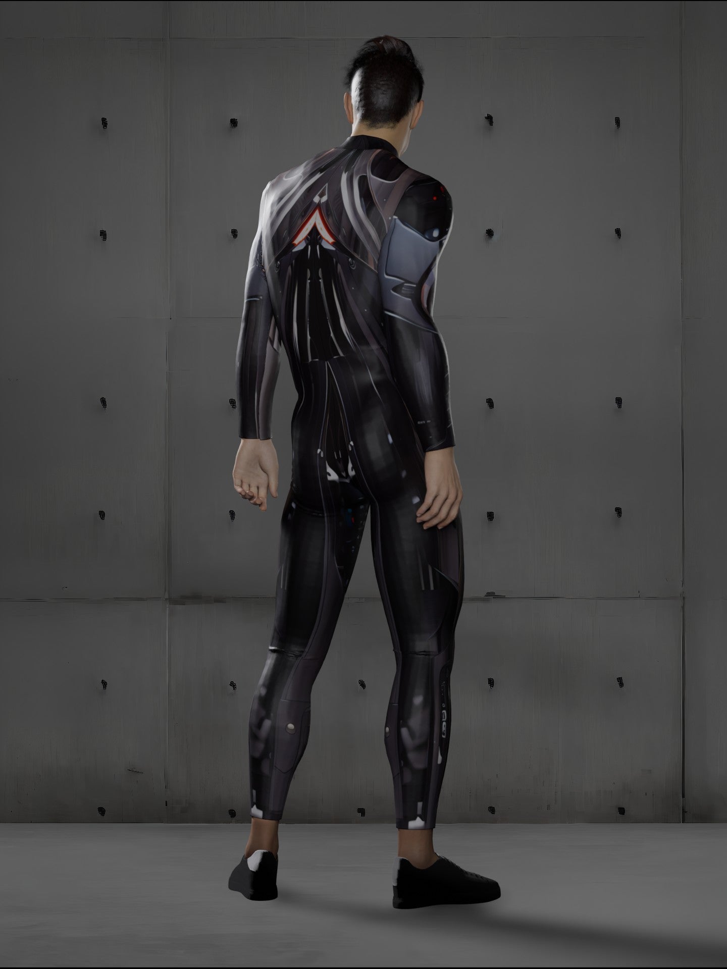Space Armor Costume Men, Rave Costume Men, Festival Bodysuit, Halloween Armor Costume, A177M