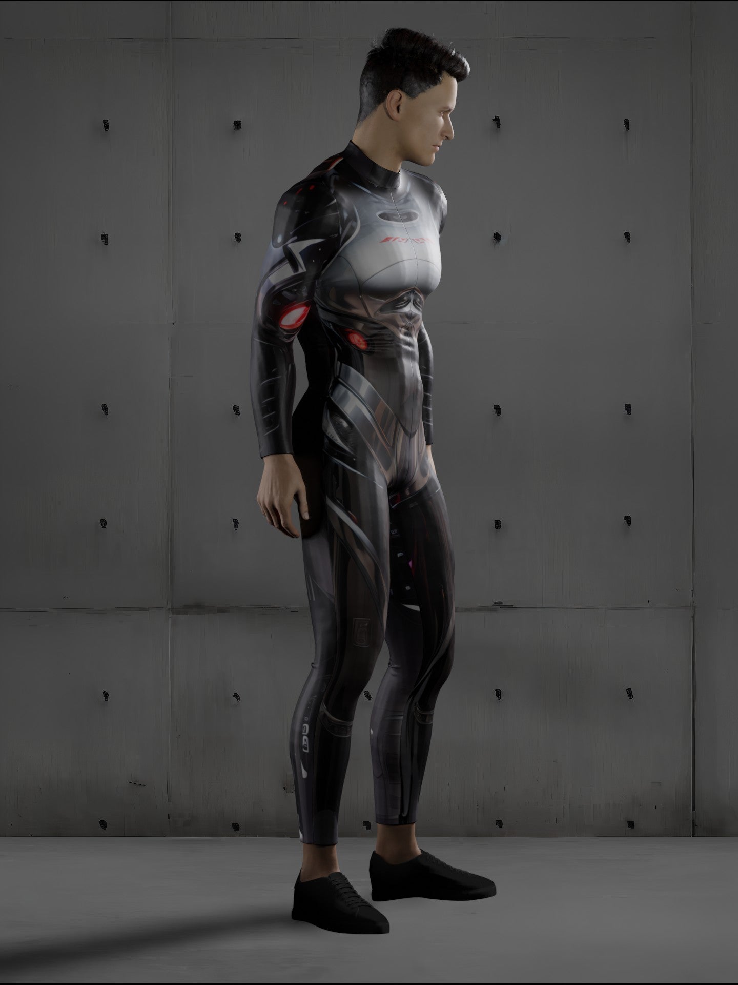 Space Armor Costume Men, Rave Costume Men, Festival Bodysuit, Halloween Armor Costume, A177M