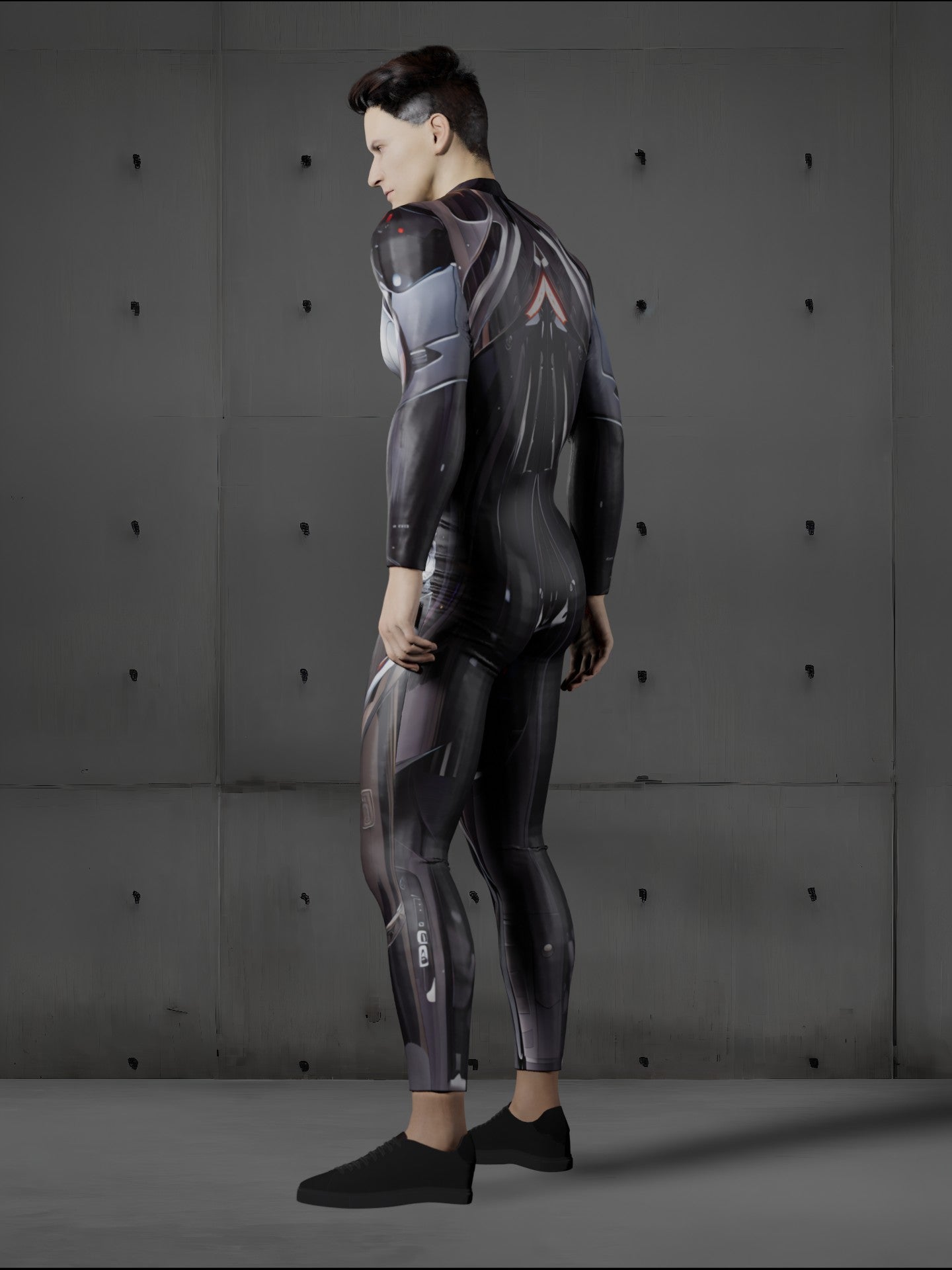 Space Armor Costume Men, Rave Costume Men, Festival Bodysuit, Halloween Armor Costume, A177M