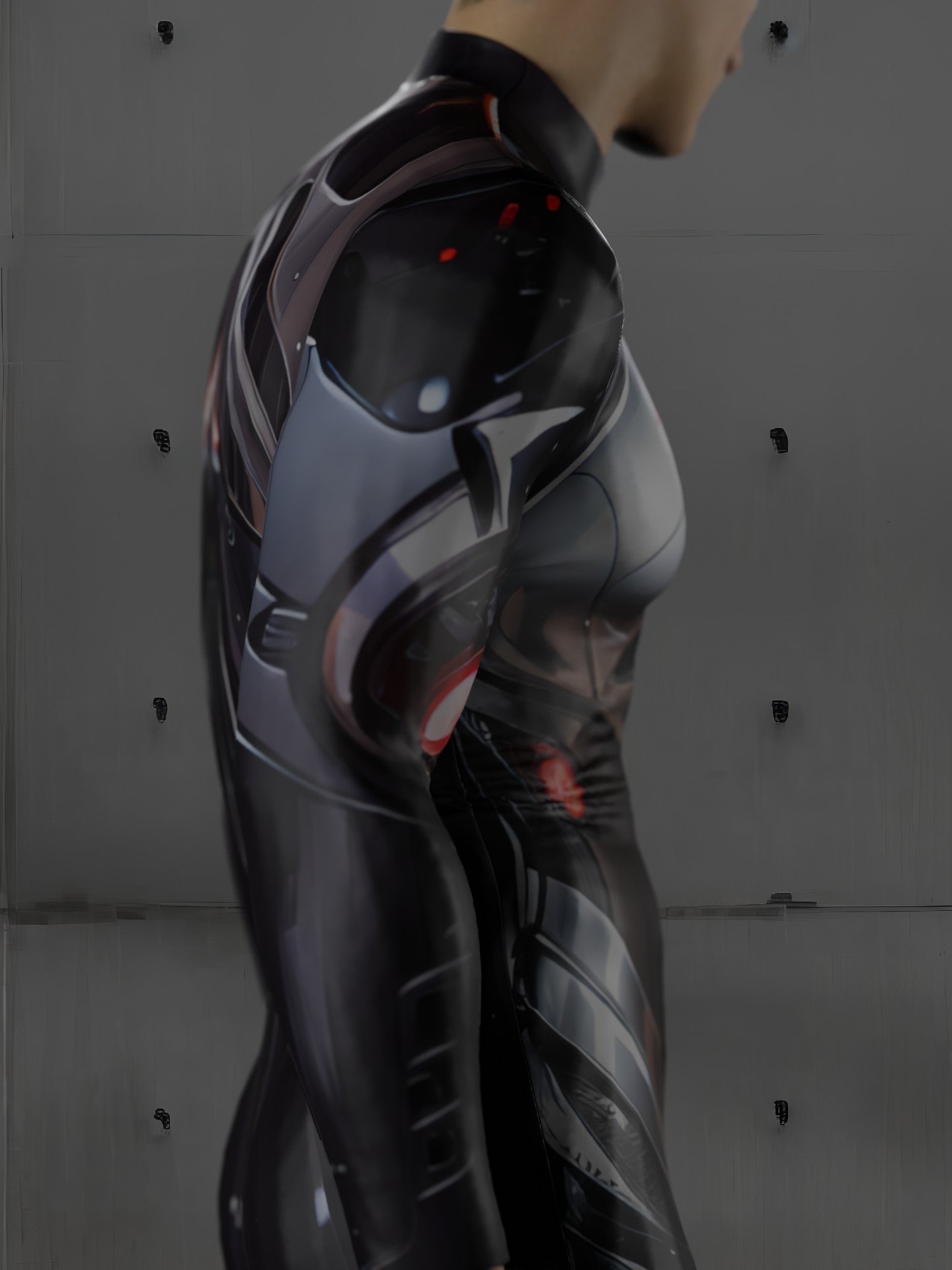 Space Armor Costume Men, Rave Costume Men, Festival Bodysuit, Halloween Armor Costume, A177M