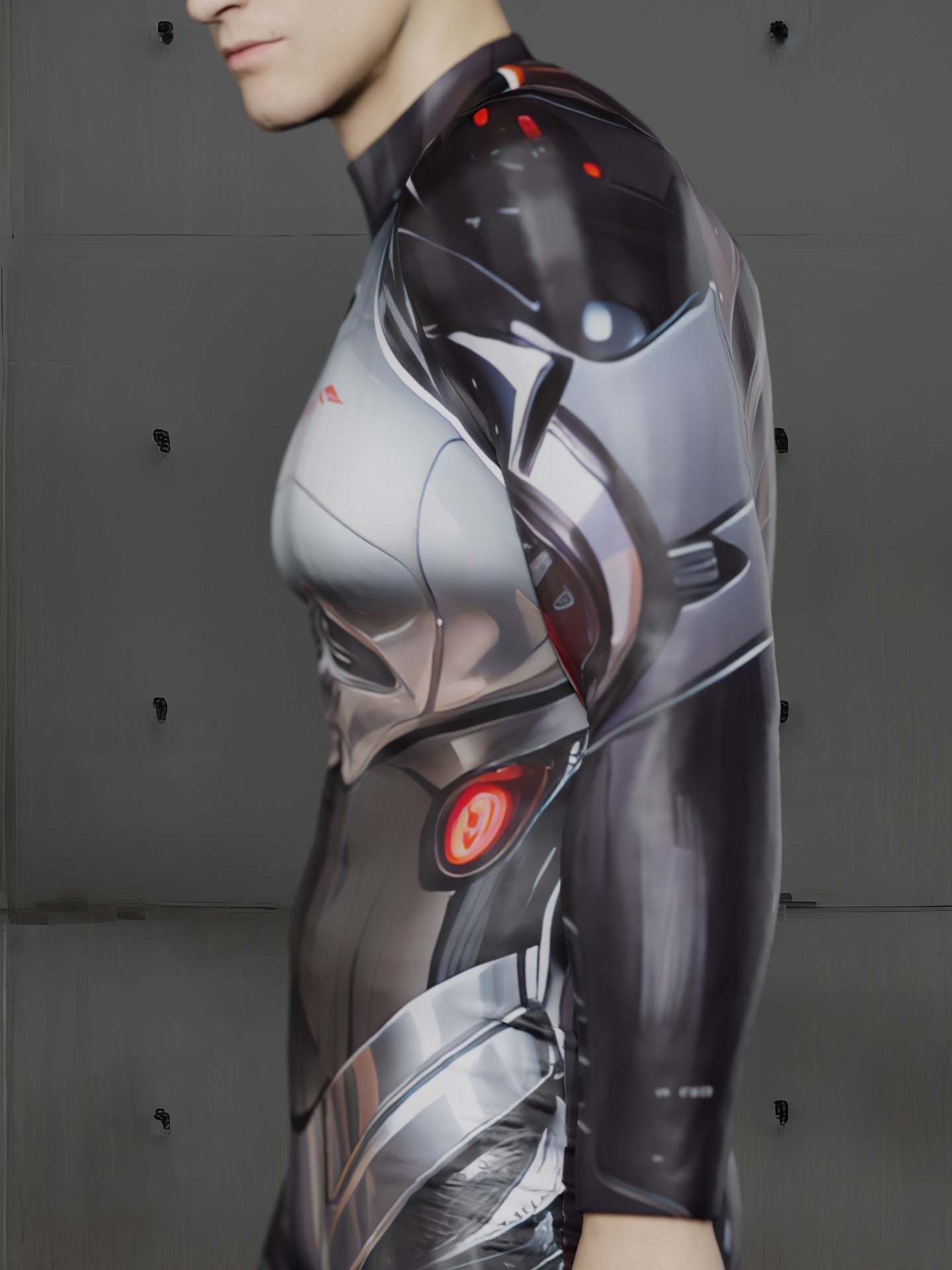 Space Armor Costume Men, Rave Costume Men, Festival Bodysuit, Halloween Armor Costume, A177M
