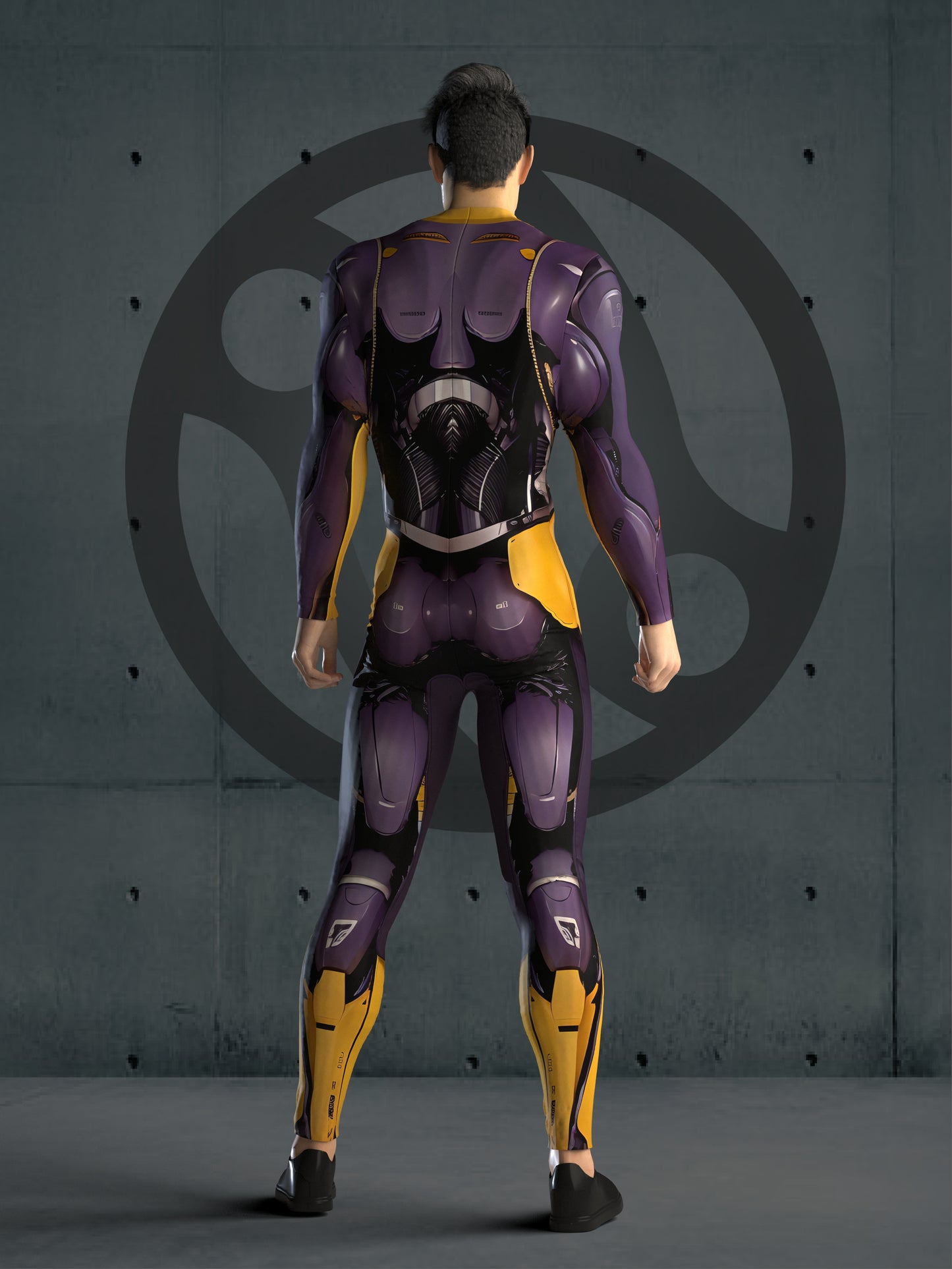 Cyborg Costume Men (Custom Fit Available), Rave Costume Men, Halloween Superhero Costume, Handmade Gift, SIT-HT-02