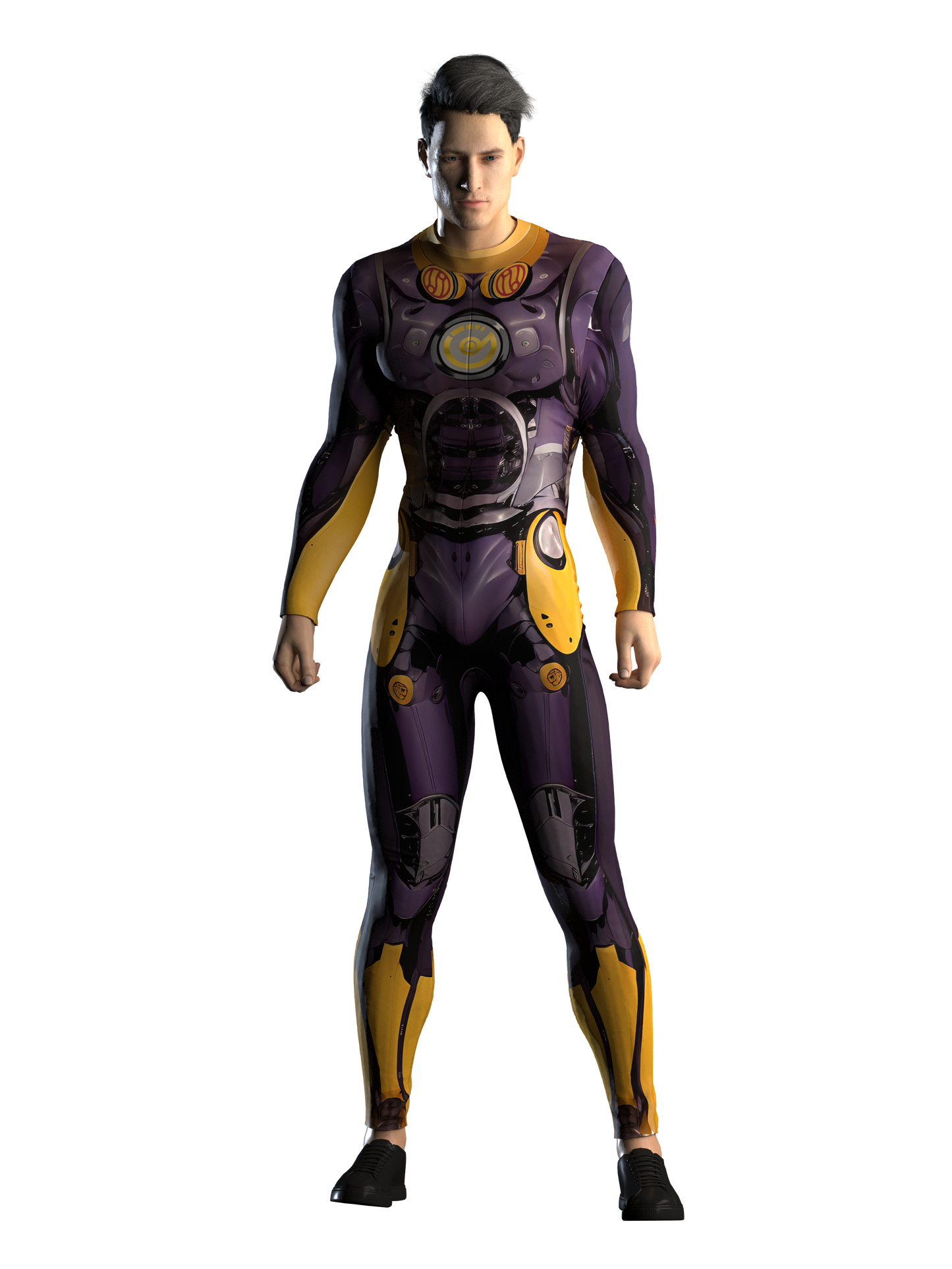 Cyborg Costume Men (Custom Fit Available), Rave Costume Men, Halloween Superhero Costume, Handmade Gift, SIT-HT-02