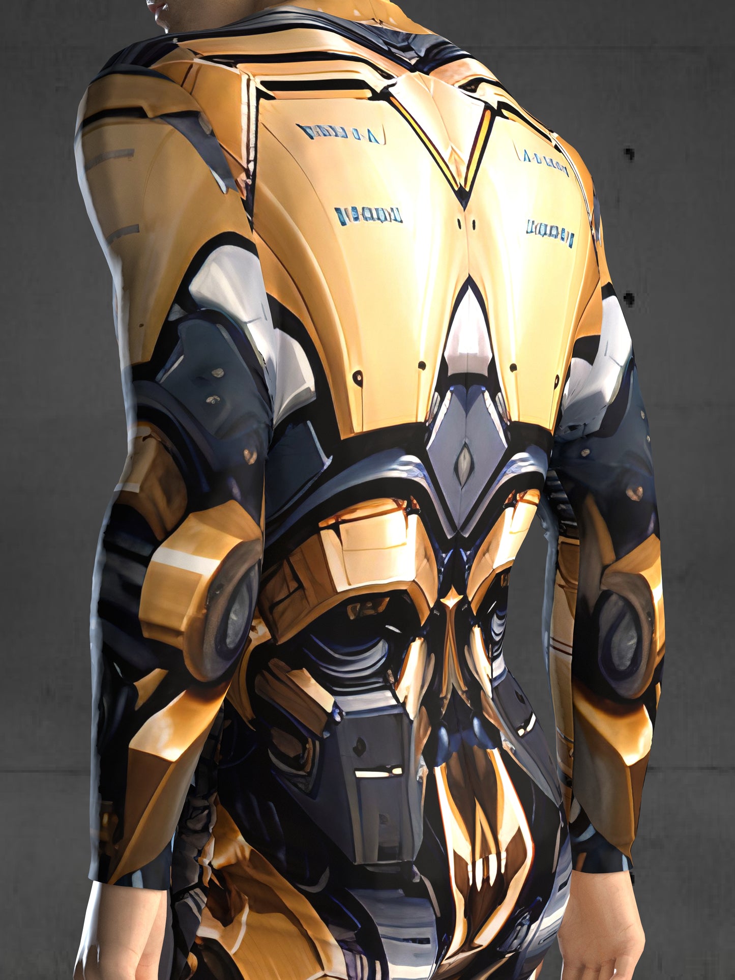 Cyborg Costume Men, Rave Costume Men, Festival Bodysuit Men, Rave Bodysuit Men, Halloween Armor Costume, A155M