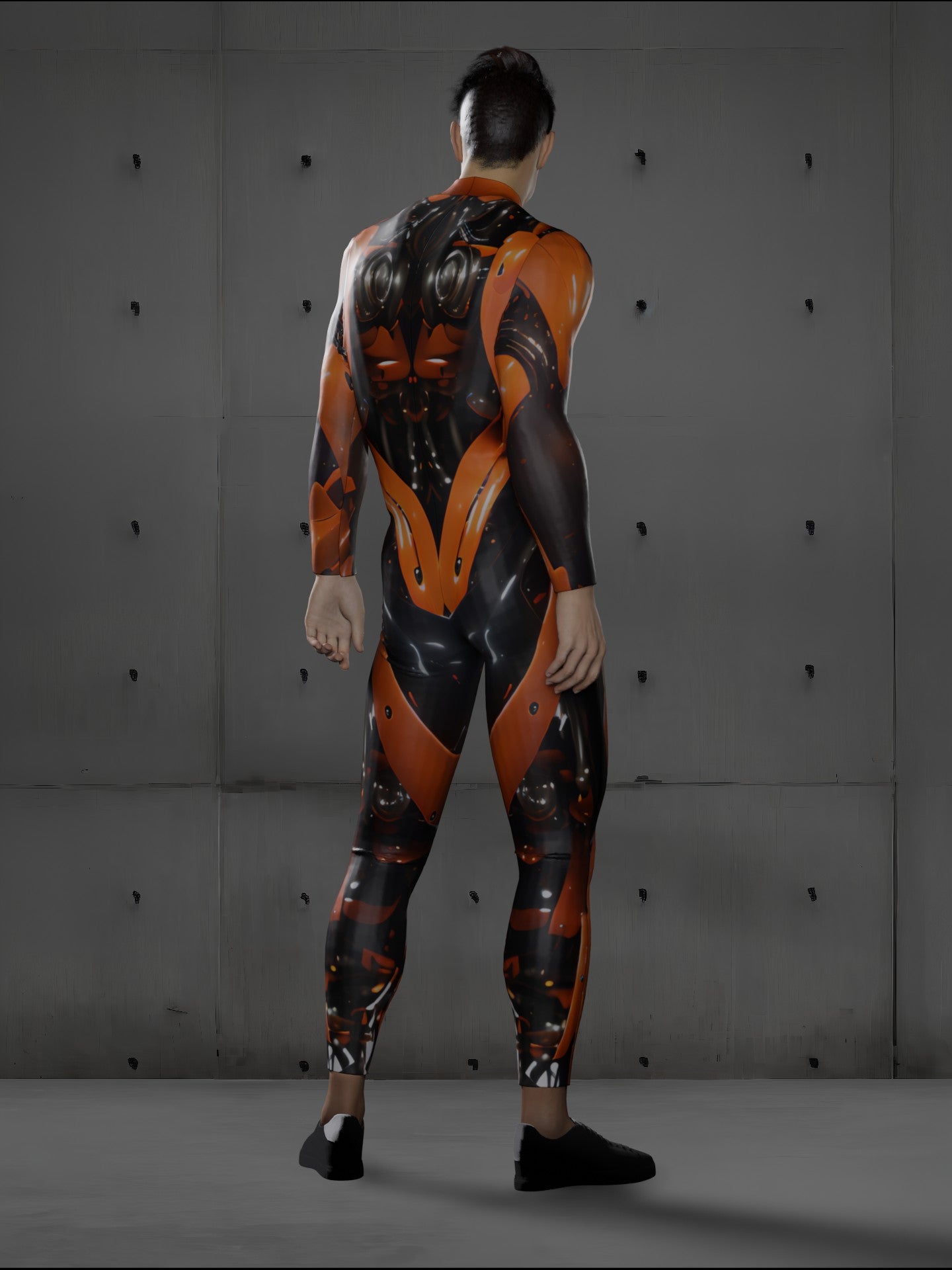 Halloween Robot Costume for Men, Rave Party Costume for Men, A198M