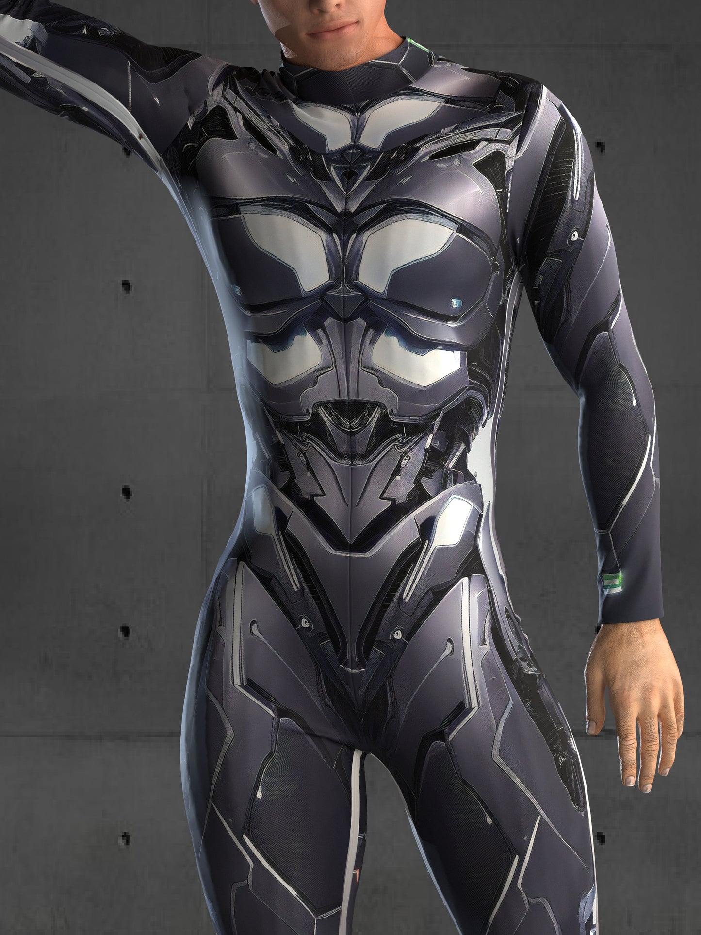 Robot Costume Men (Custom Fit Available), Alien Costume Men, Rave Costume Men, Festival Bodysuit Men, Rave Bodysuit Men, Halloween Costume