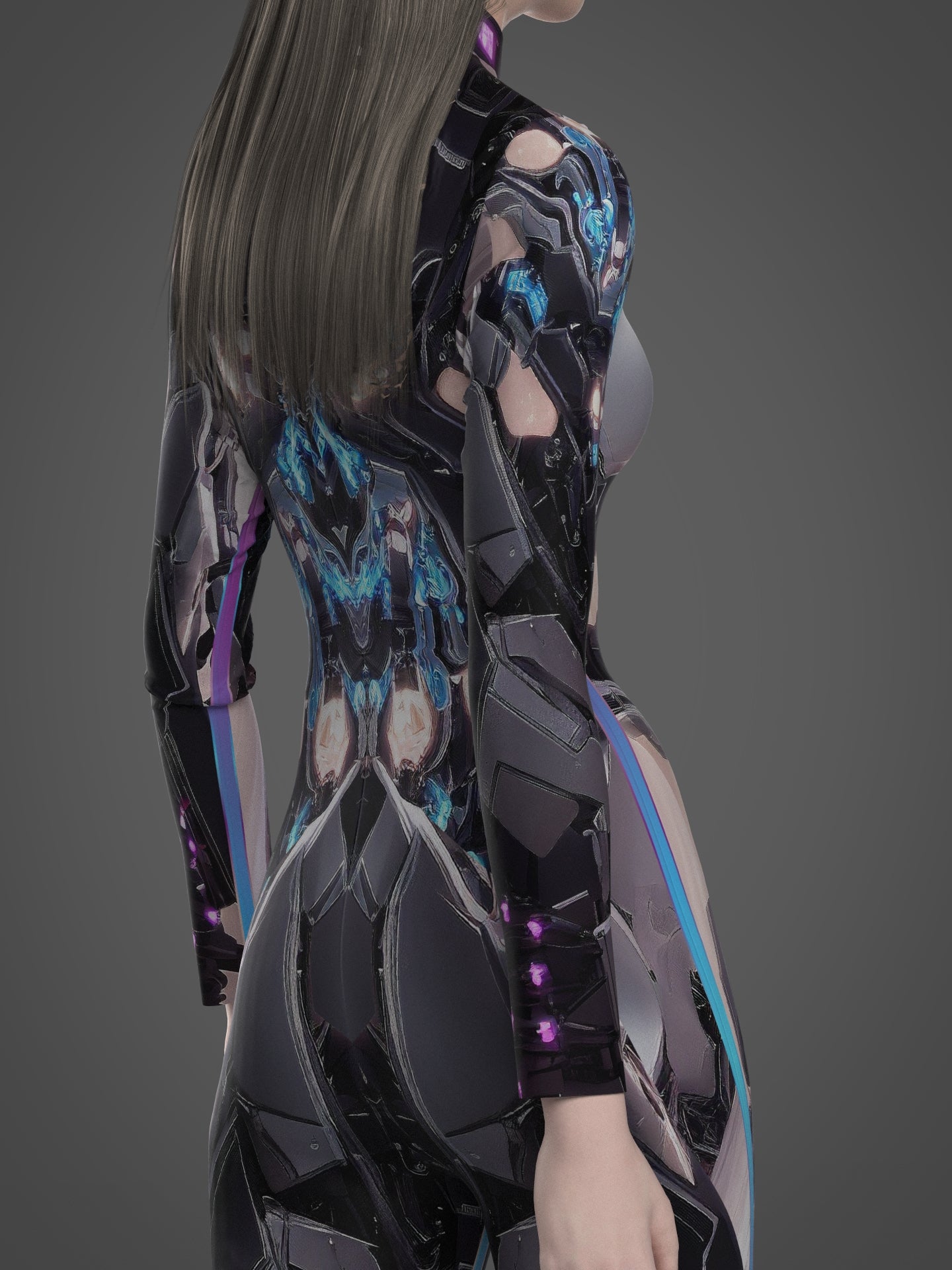 Futuristic Bodysuit (Custom Fit Available), Cyborg Costume, Cyberpunk Clothing, Rave Costumes, Robot Costume, Festival Costumes for Women