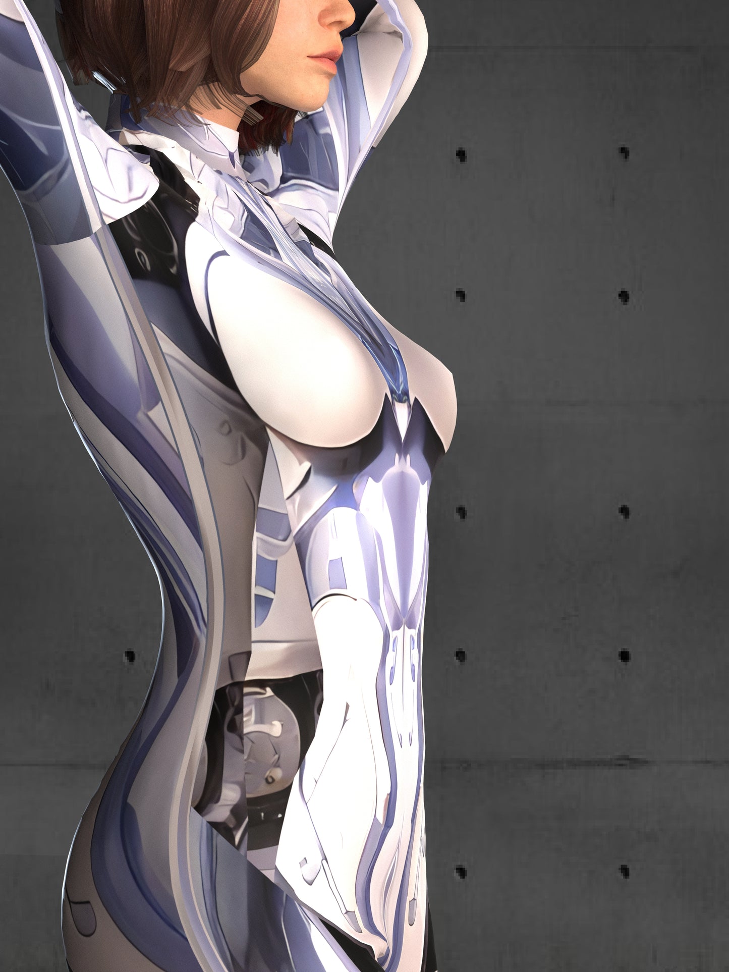 Futuristic Bodysuit (Custom Fit Available), Eva Costume, Cyberpunk Clothing, Rave Costumes, Robot Costume, Festival Costumes for Women