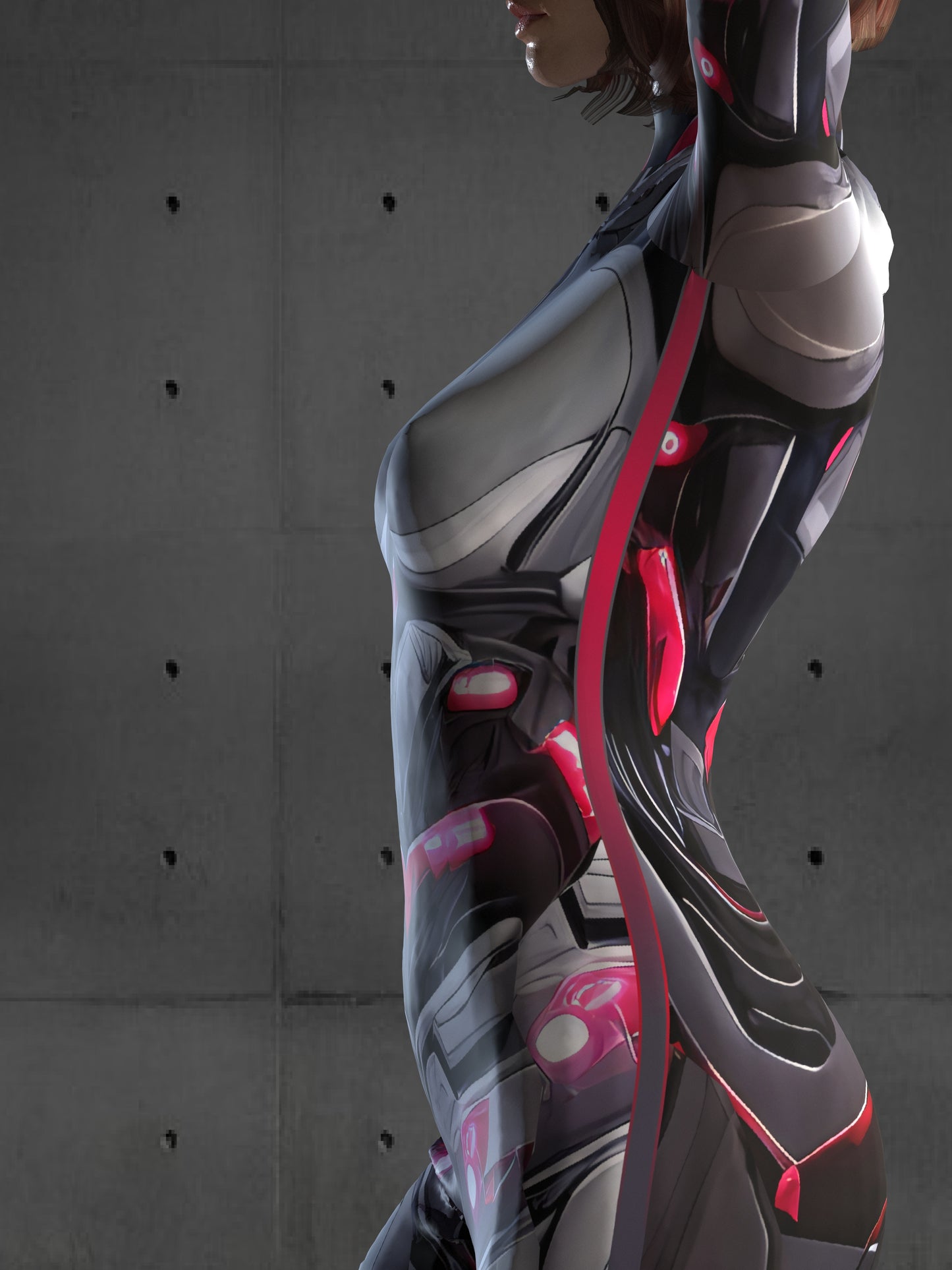 Futuristic Bodysuit (Custom Fit Available), Armor Style Bodysuit, Cyberpunk Clothing, Rave Outfit, Robot Costume, Festival Costume for Women