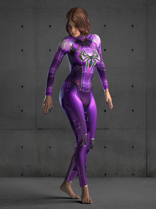 A64 Spider Superhero Costume (Custom Fit Available), Spider Costume, Futuristic Clothing, Rave Outfit,  Halloween Costume