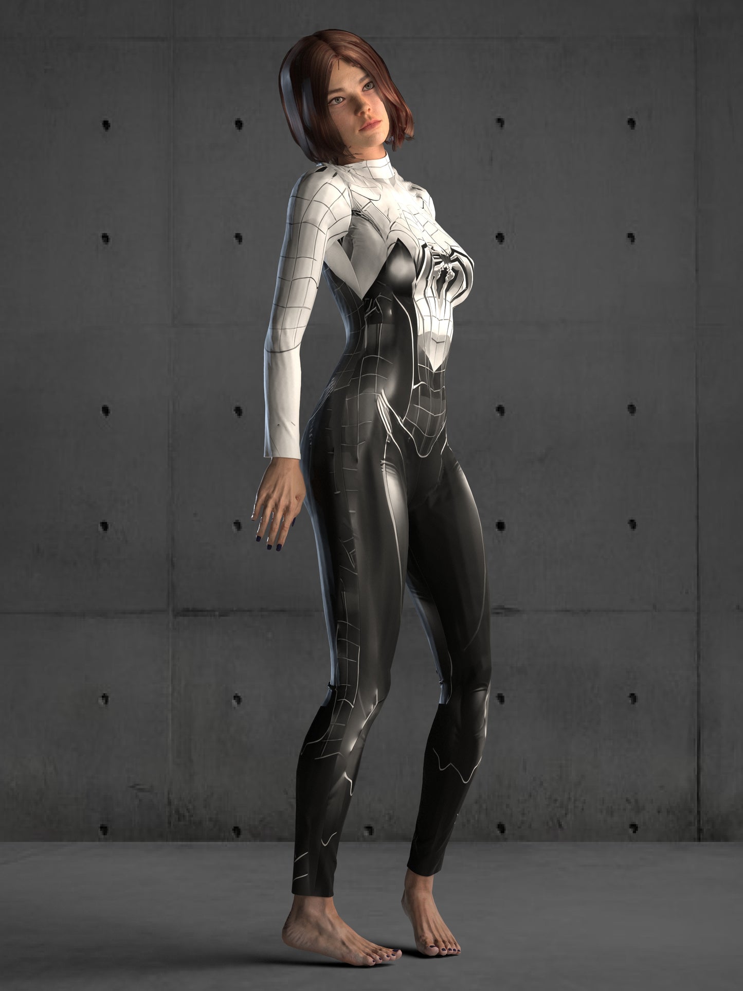 A67 Spider Super Hero Costume (Custom Fit Available), Cyberpunk Costume, Festival Clothing, Rave Outfit, Halloween Futuristic Bodysuit