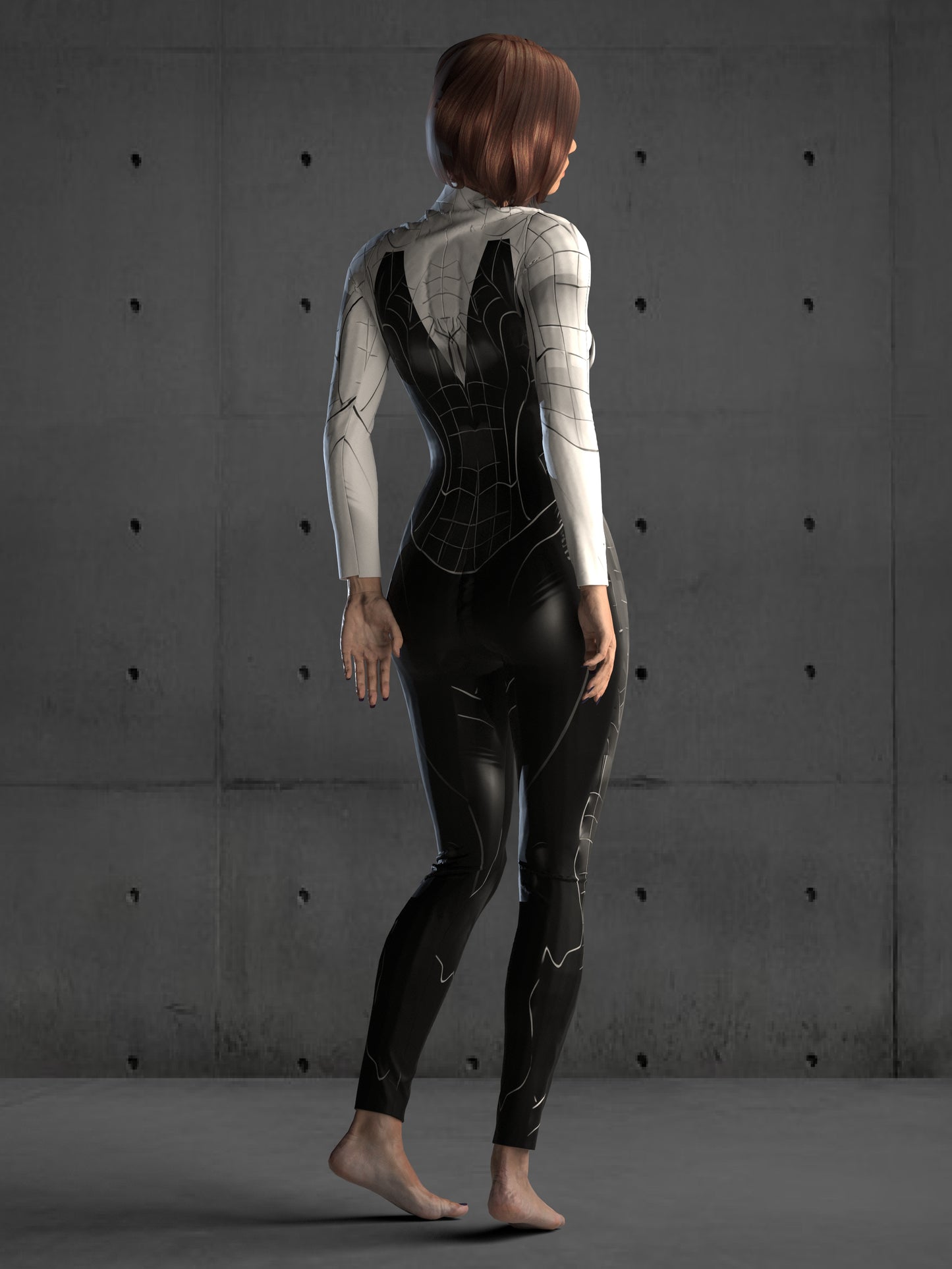 A67 Spider Super Hero Costume (Custom Fit Available), Cyberpunk Costume, Festival Clothing, Rave Outfit, Halloween Futuristic Bodysuit