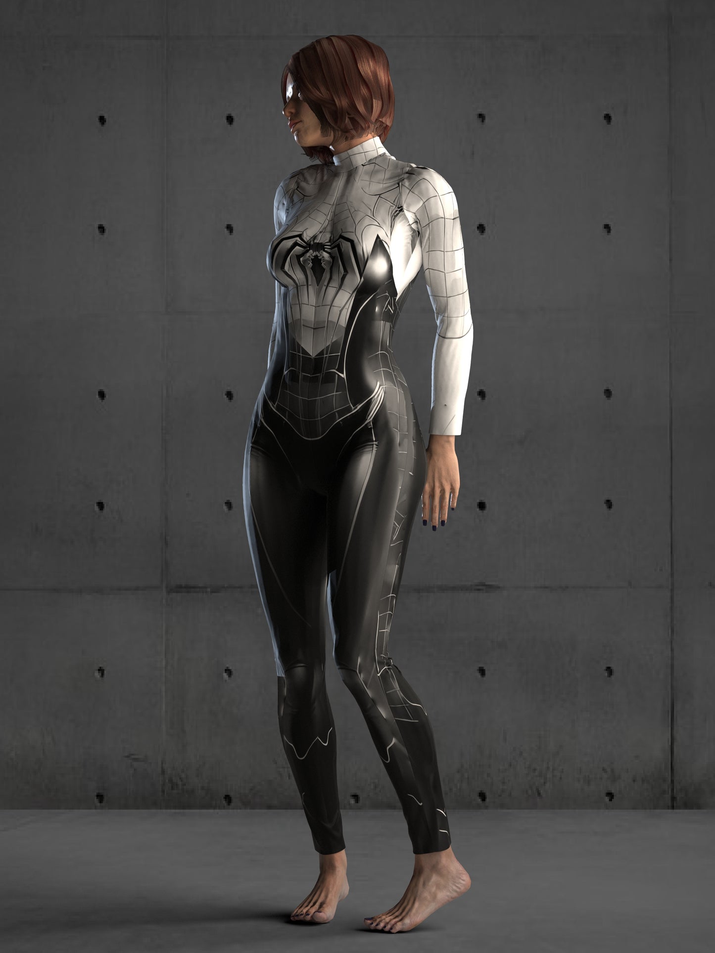 A67 Spider Super Hero Costume (Custom Fit Available), Cyberpunk Costume, Festival Clothing, Rave Outfit, Halloween Futuristic Bodysuit