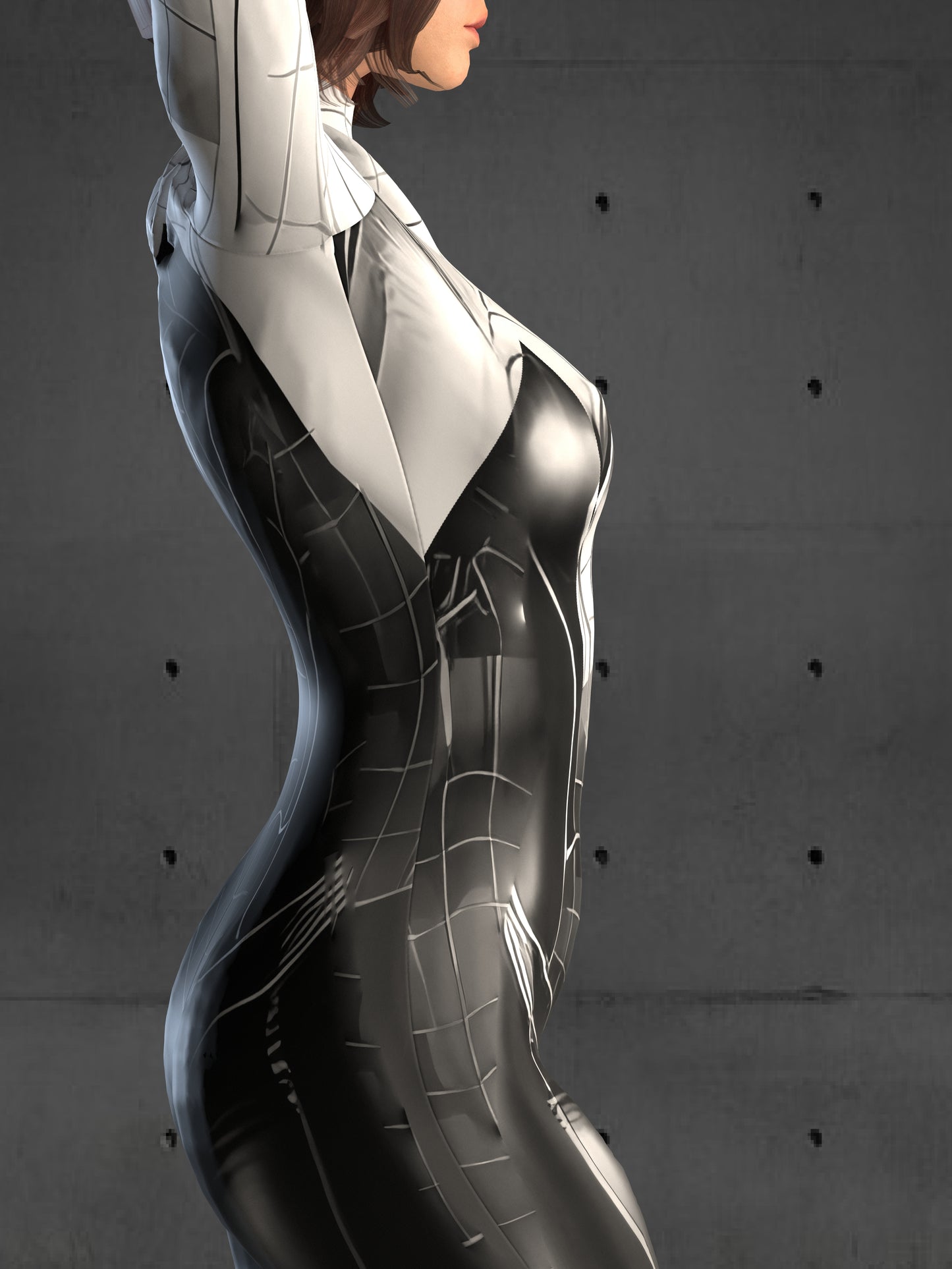 A67 Spider Super Hero Costume (Custom Fit Available), Cyberpunk Costume, Festival Clothing, Rave Outfit, Halloween Futuristic Bodysuit