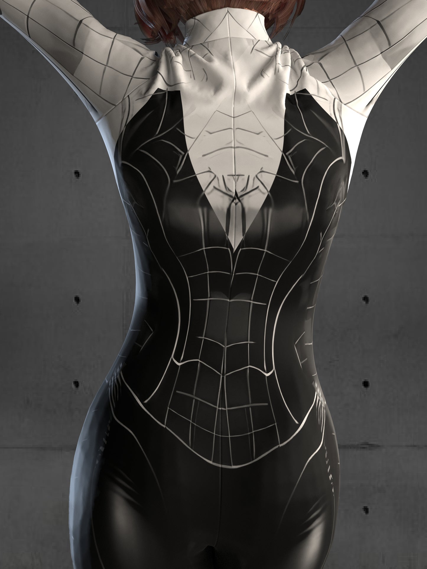 A67 Spider Super Hero Costume (Custom Fit Available), Cyberpunk Costume, Festival Clothing, Rave Outfit, Halloween Futuristic Bodysuit