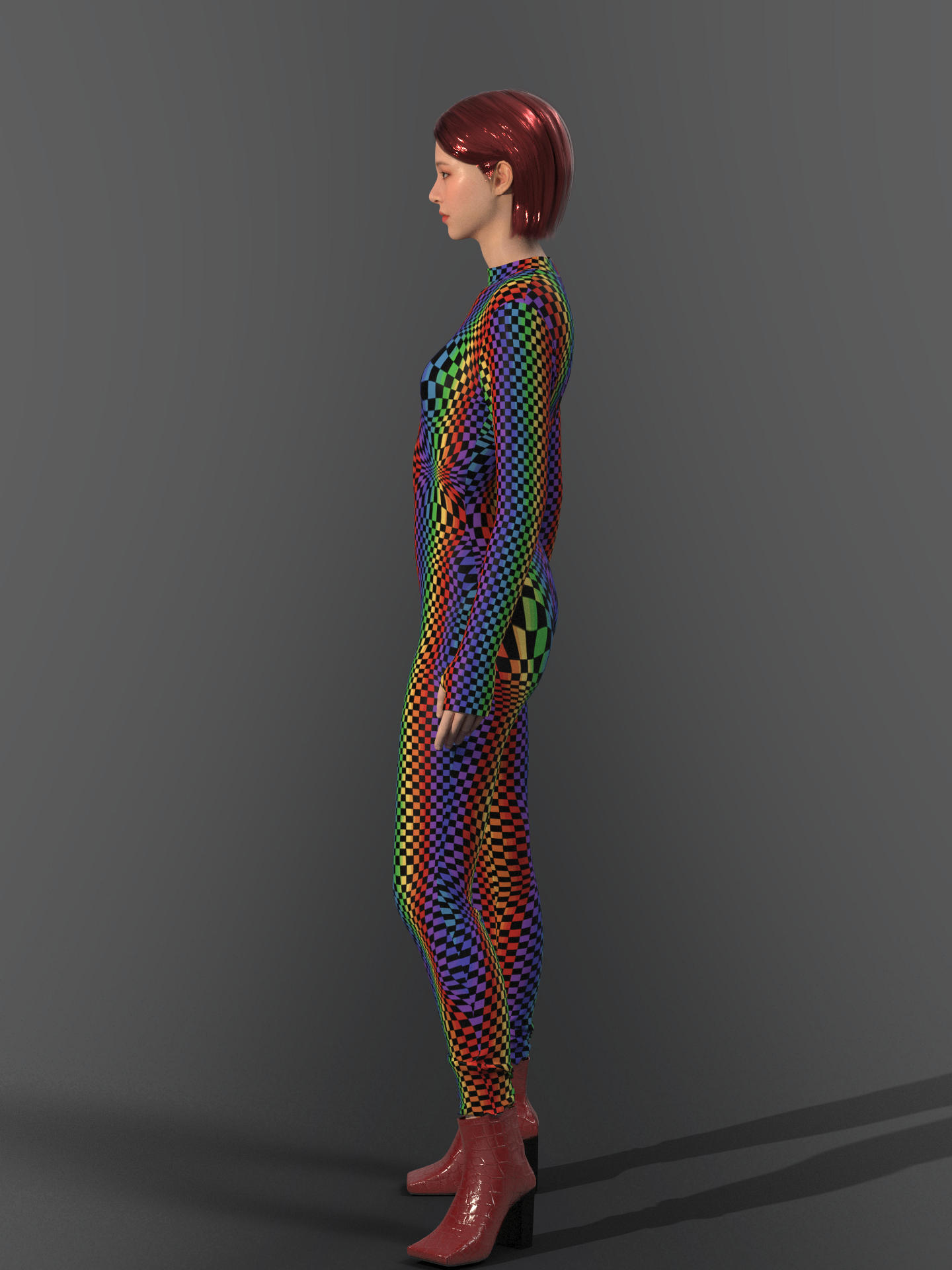 Halloween Bodysuit (Custom Fit Available), Rave set, Rave Catsuit, Pride Festival Outfit For Women, Rainbow Clothing, Burning Man Outfit