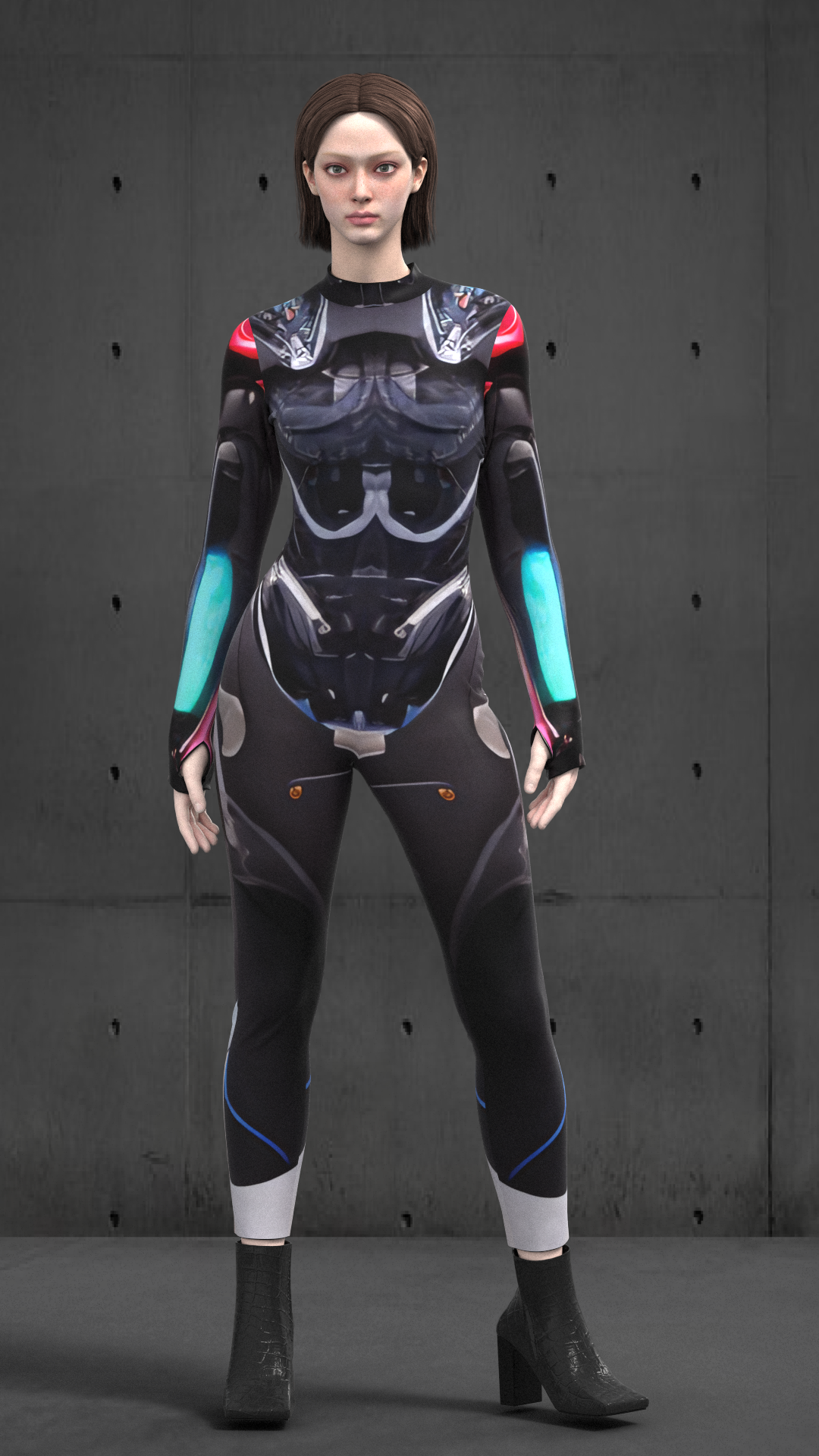 Cyborg Costume (Custom Fit Available), Robot Cosplay Costume, Futuristic Clothing, Rave Outfit, Halloween Costume Look13