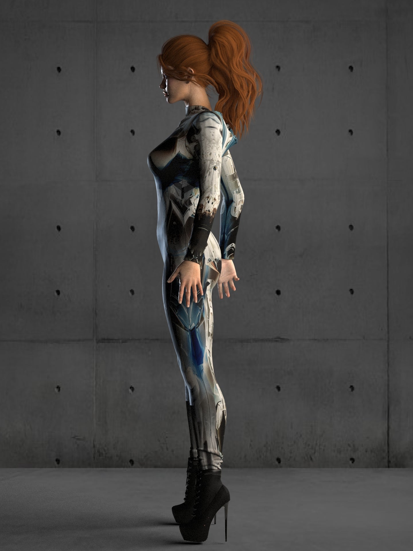 Halloween Armor Costume (Custom Fit Available), Purple and Blue Rave Costumes, Futuristic Costumes, Burning man clothing LOOK26