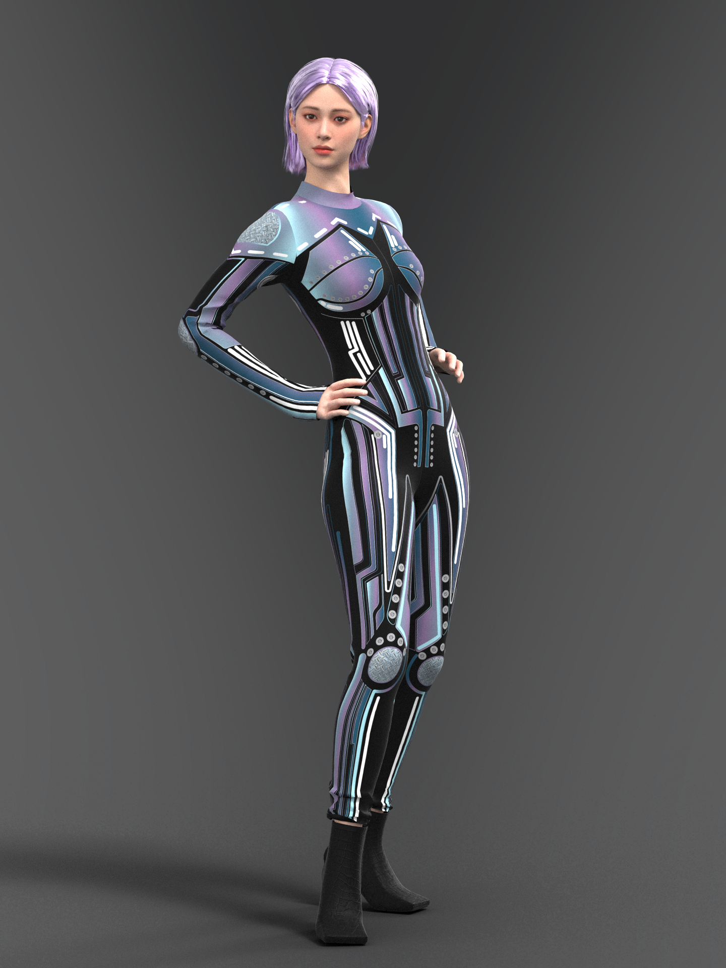 robot girl cosplay