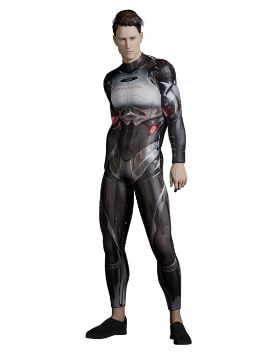 Space Armor Costume Men, Rave Costume Men, Festival Bodysuit, Halloween Armor Costume, A177M