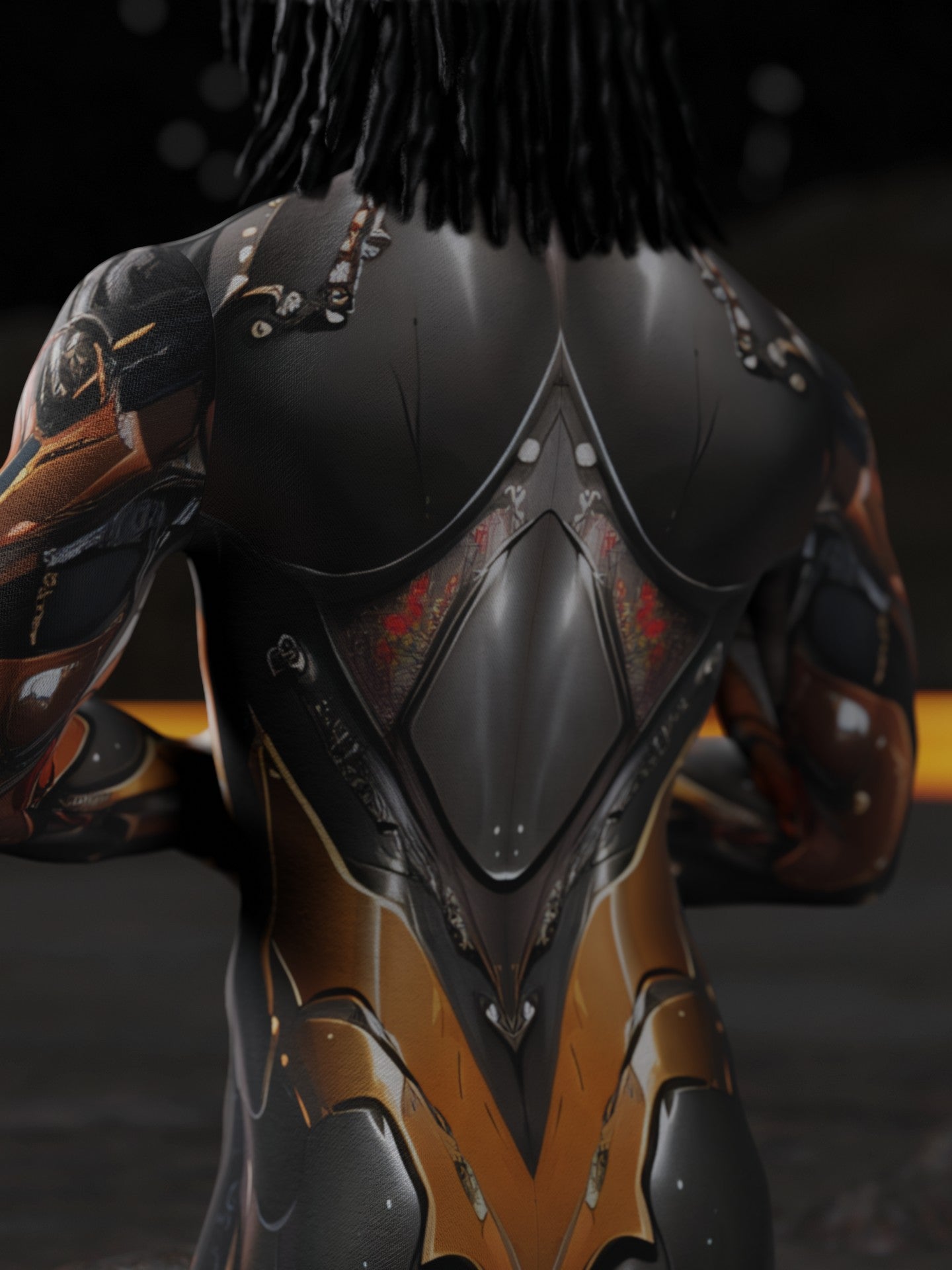Superhero Armor Bodysuit Costume Men for Halloween Parties, EDC Parties, Music Festivals, A234M