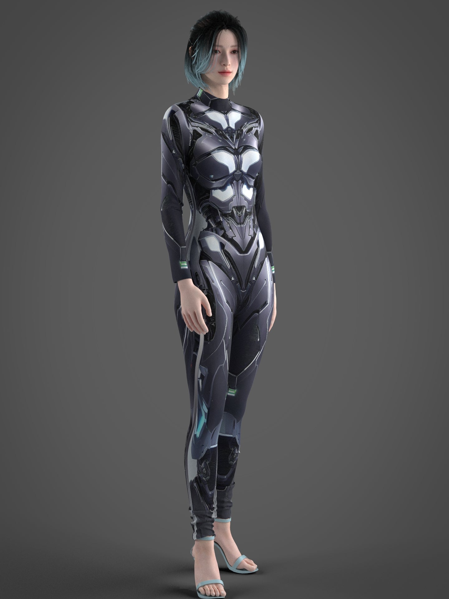 Cyborg Costume (Custom Fit Available), Cyberpunk Clothing, Rave Costumes, Woman Festival Costumes, Robot Cosplay, Burning man clothing