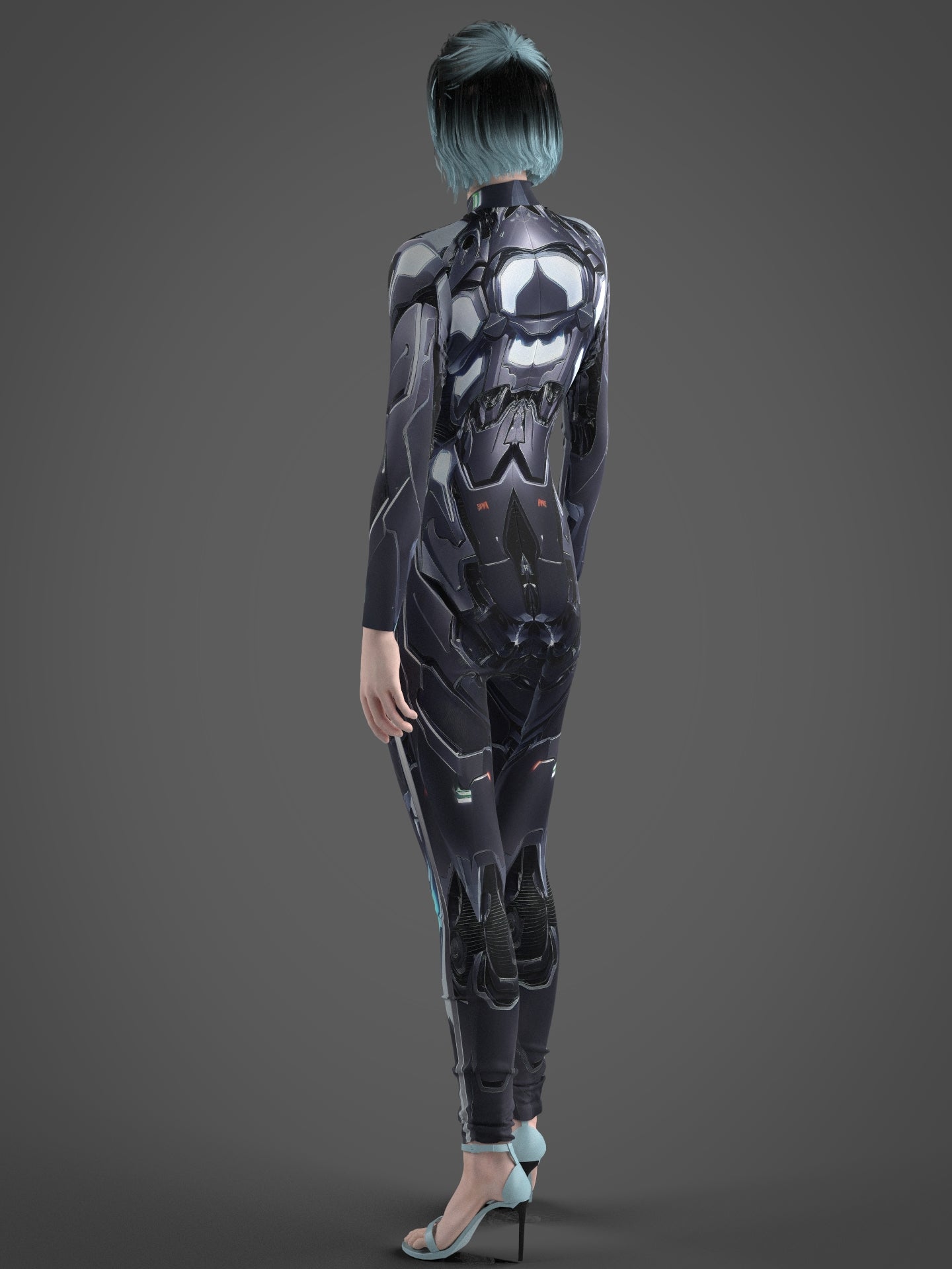 Cyborg Costume (Custom Fit Available), Cyberpunk Clothing, Rave Costumes, Woman Festival Costumes, Robot Cosplay, Burning man clothing