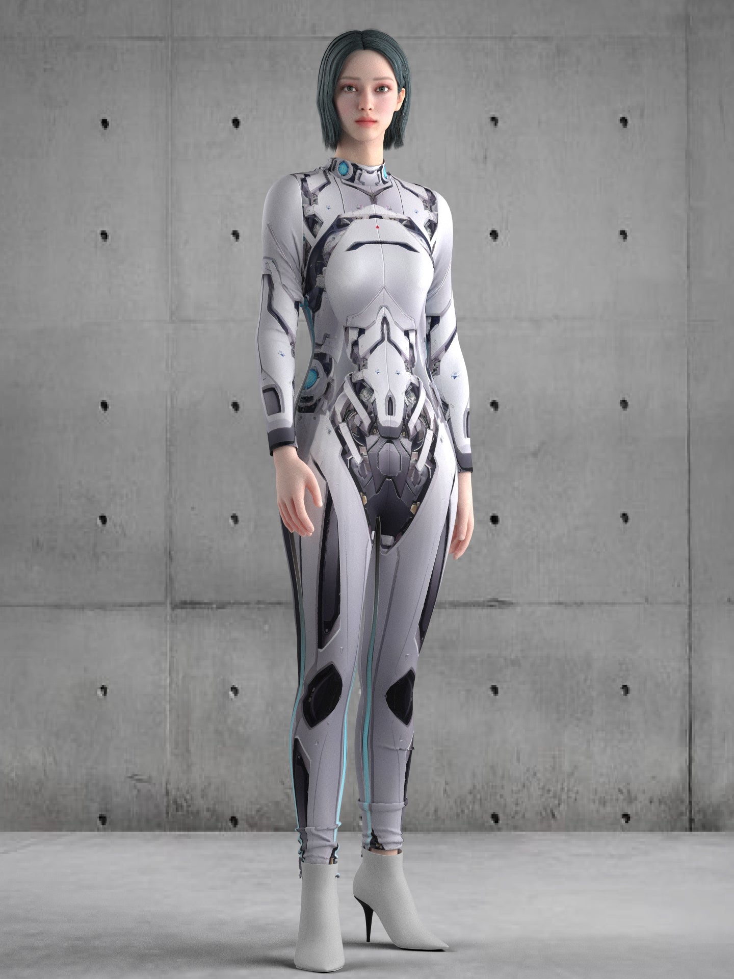 Futuristic Costume (Custom Fit Available), Cyberpunk Clothing, Rave Costumes, Robot Costume, Halloween Robot Costume, Burning Man Outfit