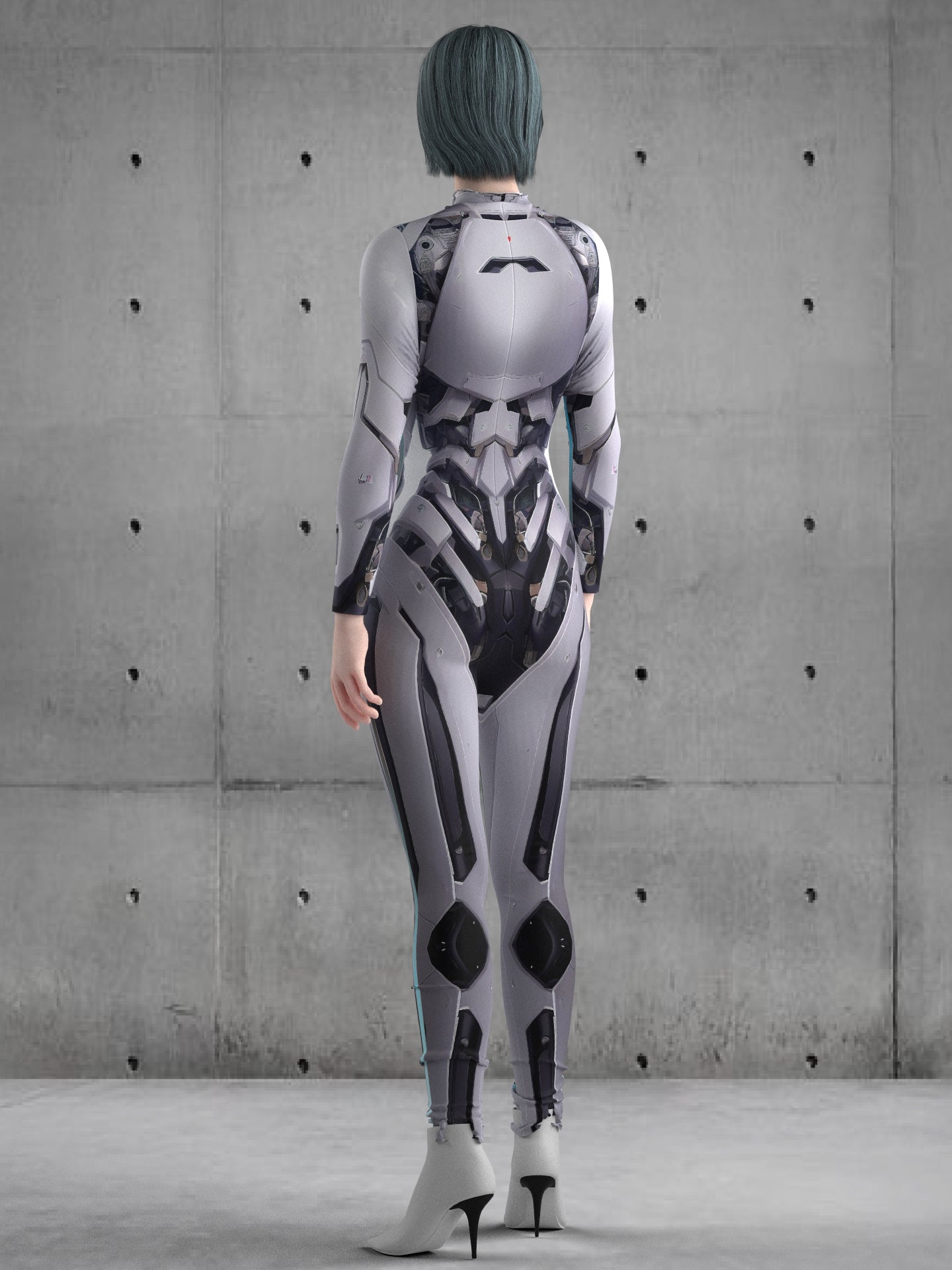 Futuristic Costume (Custom Fit Available), Cyberpunk Clothing, Rave Costumes, Robot Costume, Halloween Robot Costume, Burning Man Outfit