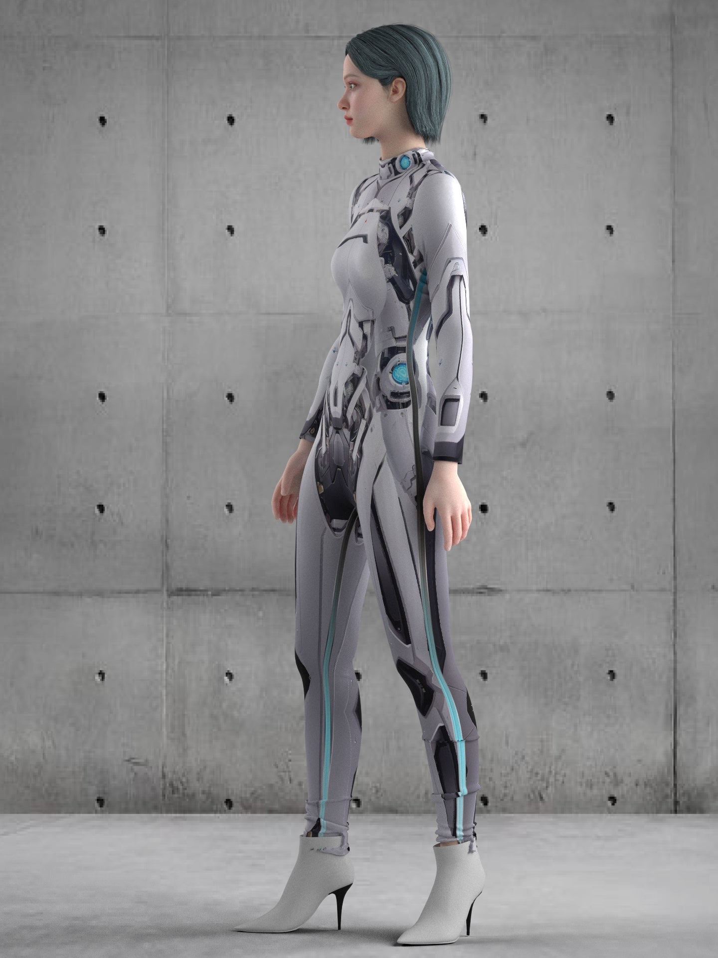 Futuristic Costume (Custom Fit Available), Cyberpunk Clothing, Rave Costumes, Robot Costume, Halloween Robot Costume, Burning Man Outfit