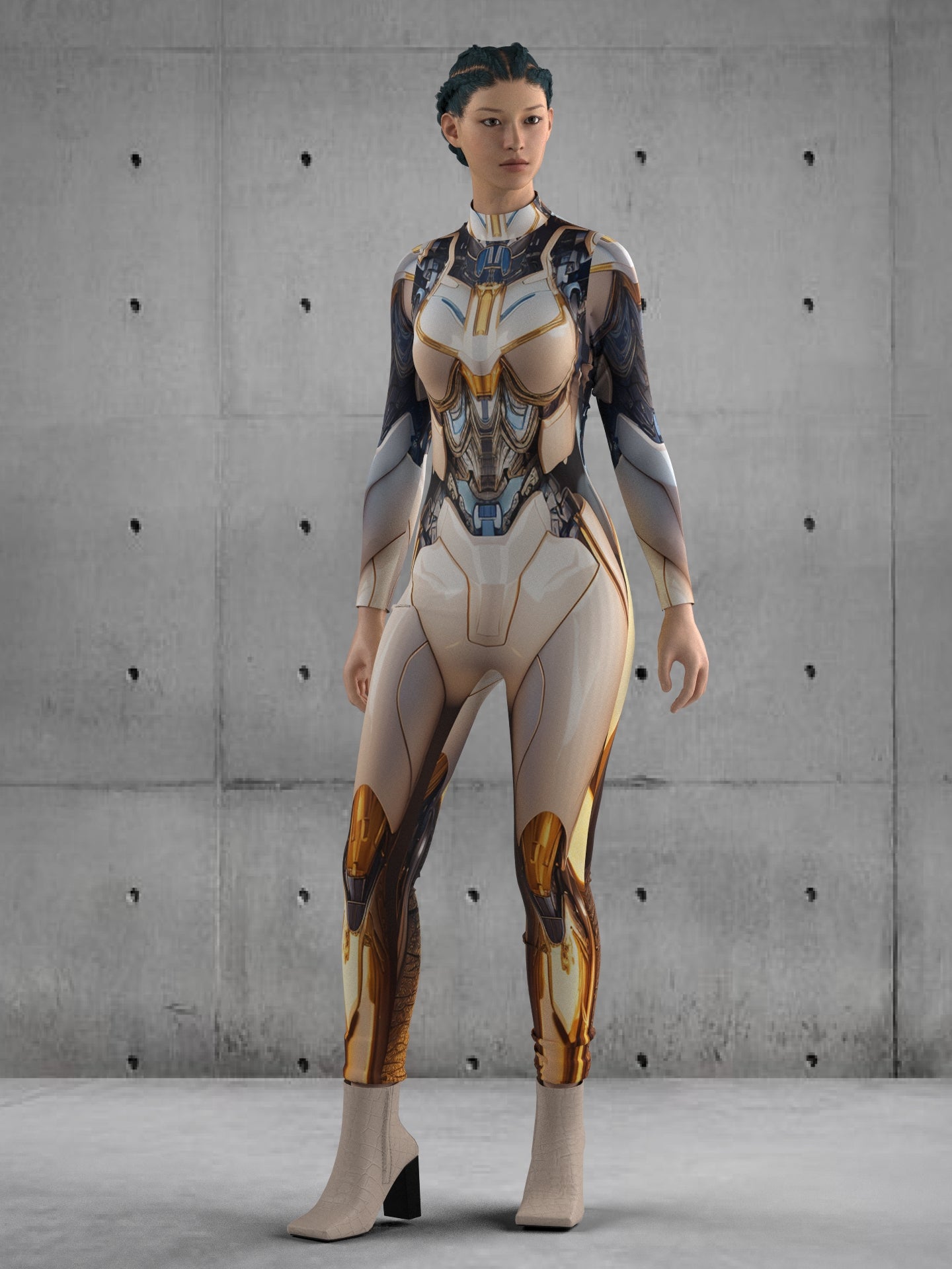 Futuristic Costume (Custom Fit Available), Cyberpunk Clothing, Rave Costumes, Robot Costume, Halloween Robot Costume, Burning Man Outfit