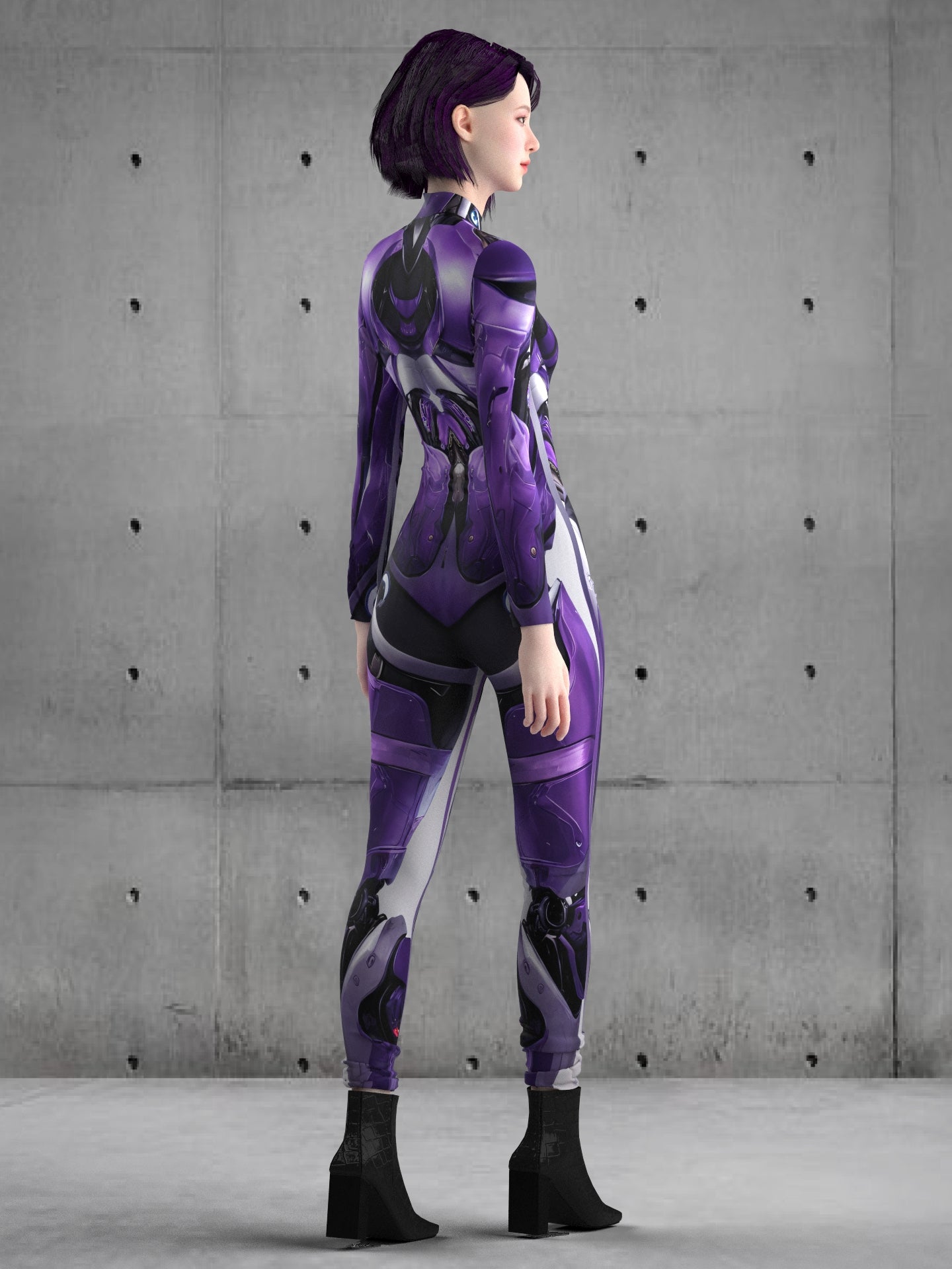 A50 Alien Costume, Cyberpunk Custom Fit Available, Rave Outfit, Women, Futuristic Clothing, Spandex