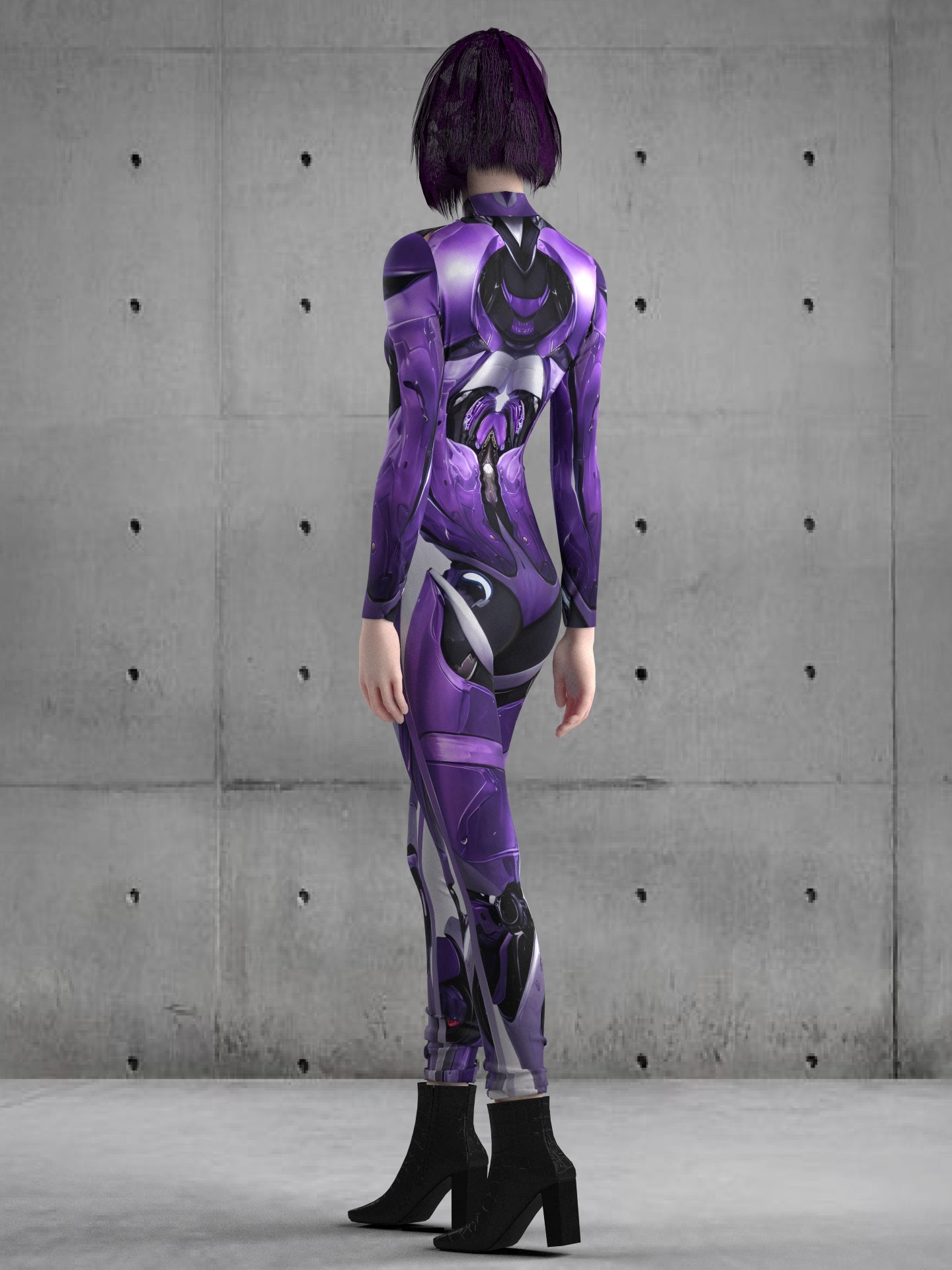 A50 Alien Costume, Cyberpunk Custom Fit Available, Rave Outfit, Women, Futuristic Clothing, Spandex
