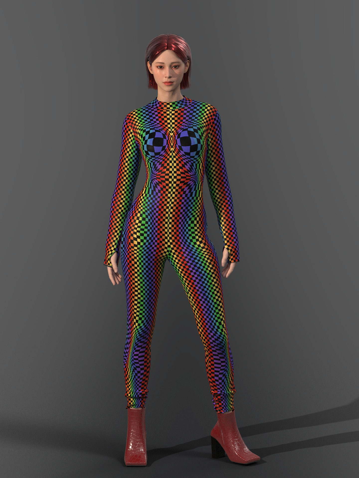 Halloween Bodysuit (Custom Fit Available), Rave set, Rave Catsuit, Pride Festival Outfit For Women, Rainbow Clothing, Burning Man Outfit