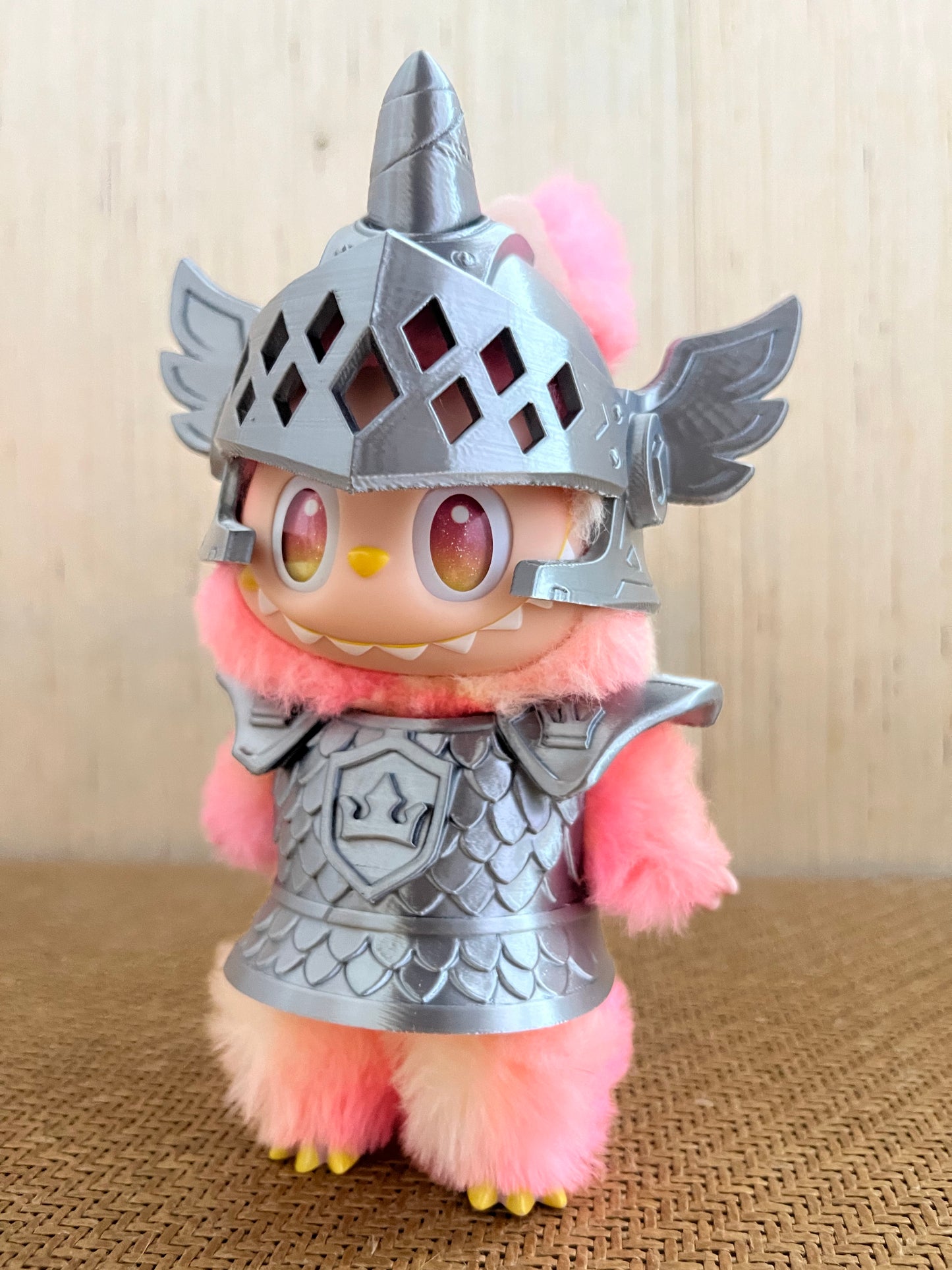 7cm Doll Clothes, Unicorn Knight Armor Outfit Accessories Set for 6.7-inch (17cm) Dolls, Compatible with Labubu