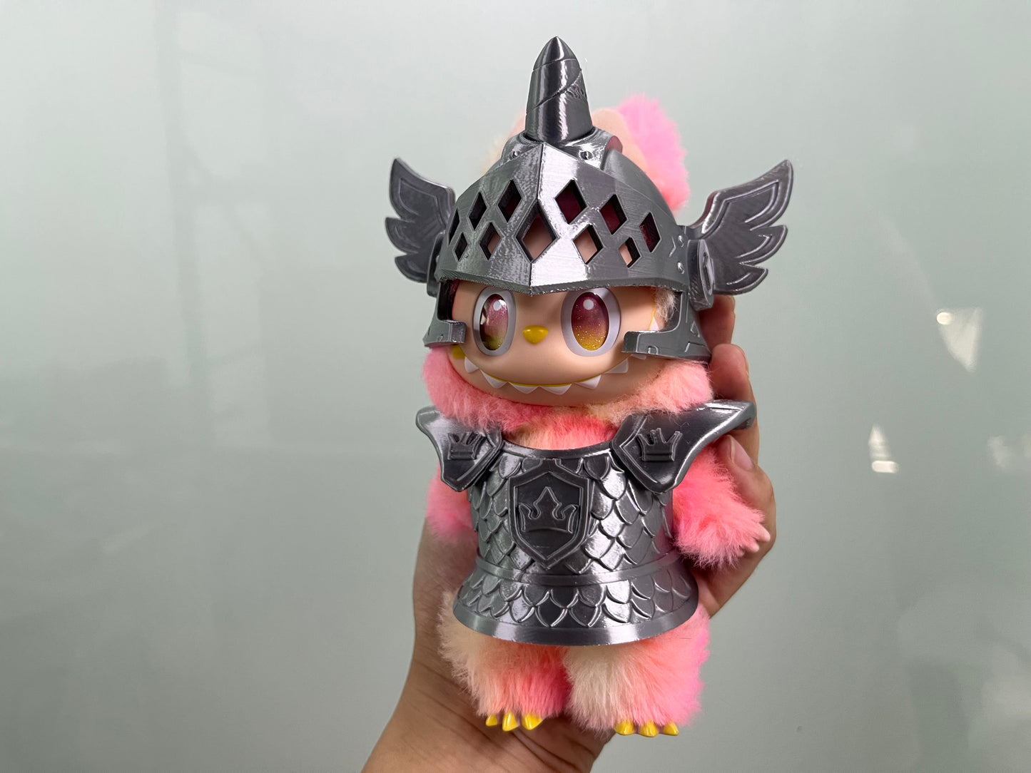 7cm Doll Clothes, Unicorn Knight Armor Outfit Accessories Set for 6.7-inch (17cm) Dolls, Compatible with Labubu